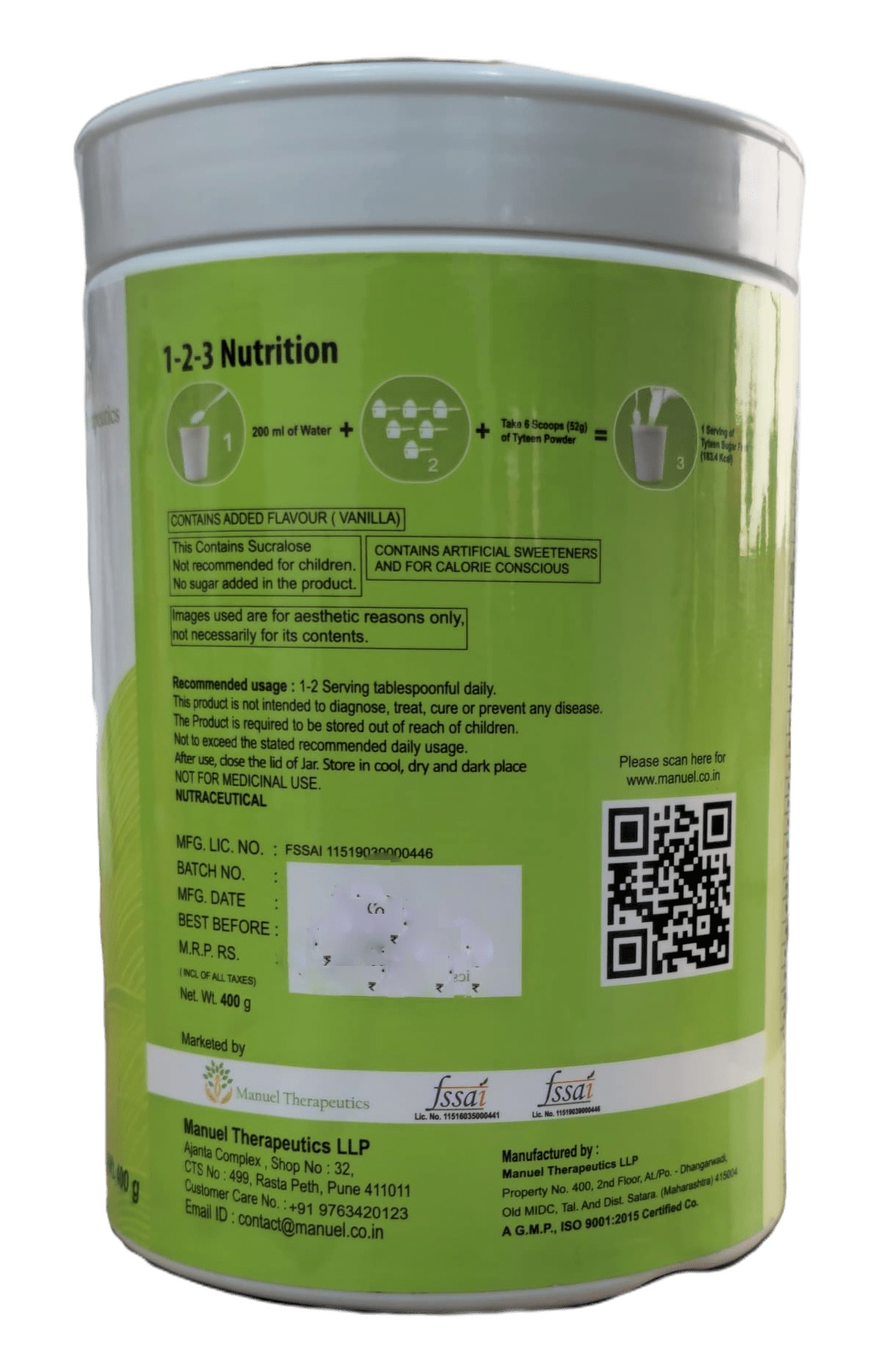 TYTEEN Plus Vanilla Nutri